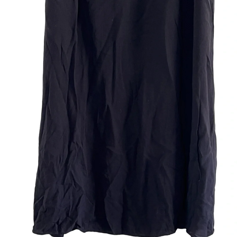 Splendid | Rayon fold over black maxi skirt size medium - Picture 5 of 12